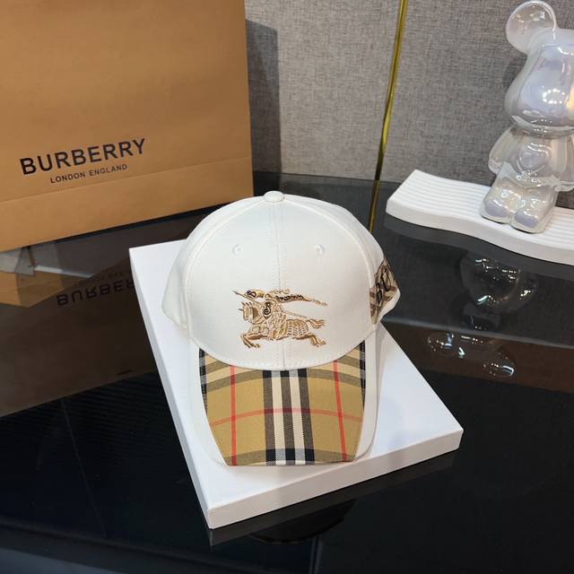 特批 博柏利burberry 经典战马火爆单品棒球帽 质量超级